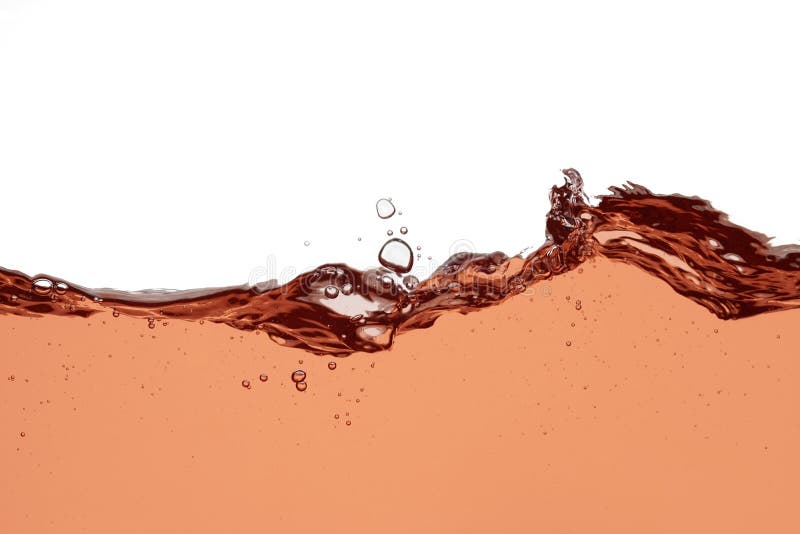 Rose wine splash - close up abstract background