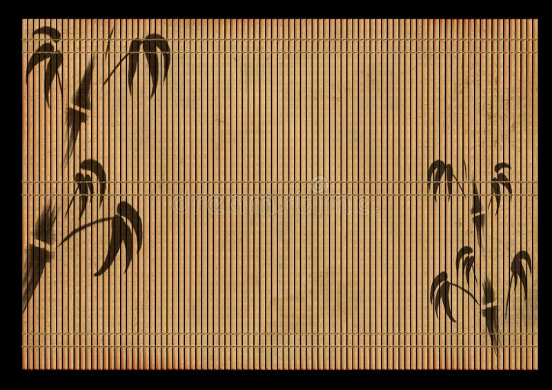 Roseau japonais antique de couvre-tapis