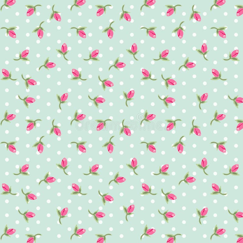 Rosebuds pattern