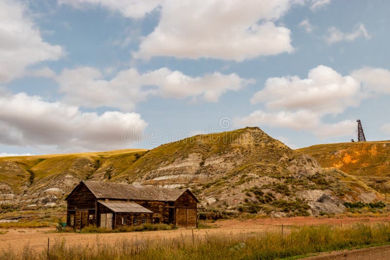 Rosedale Coal and Clay Plants Structures. Rosedale, Alberta, Canada Stock Photo Image of