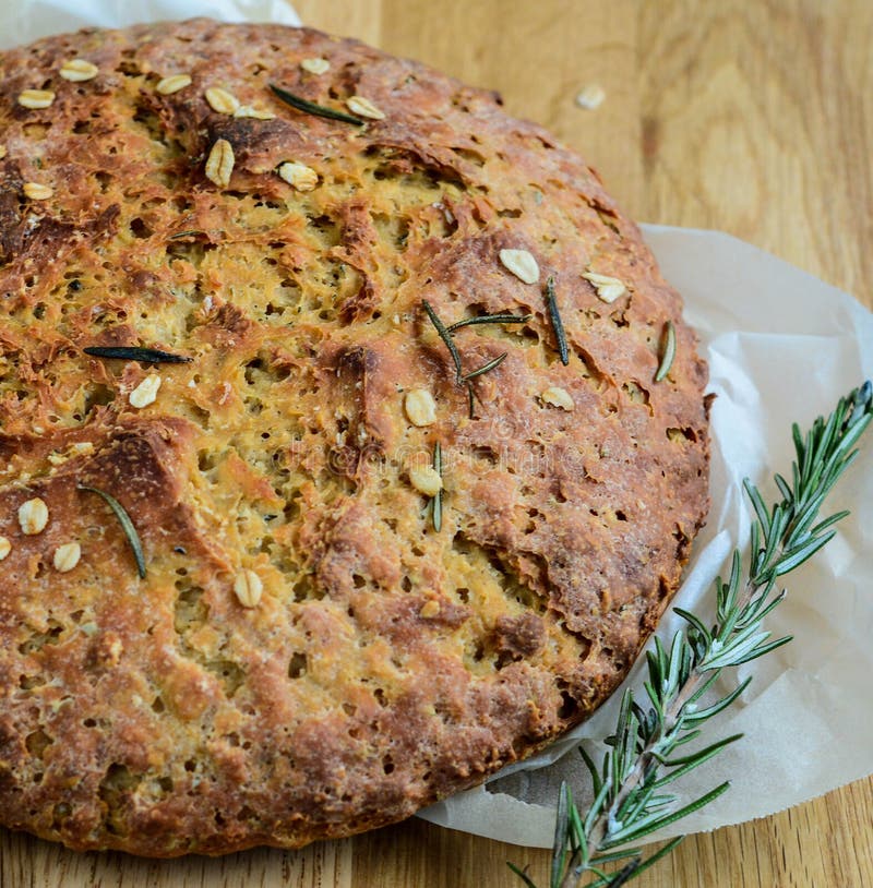 Rosemary Bread Loaf stock image. Image of oven, chop 91254649