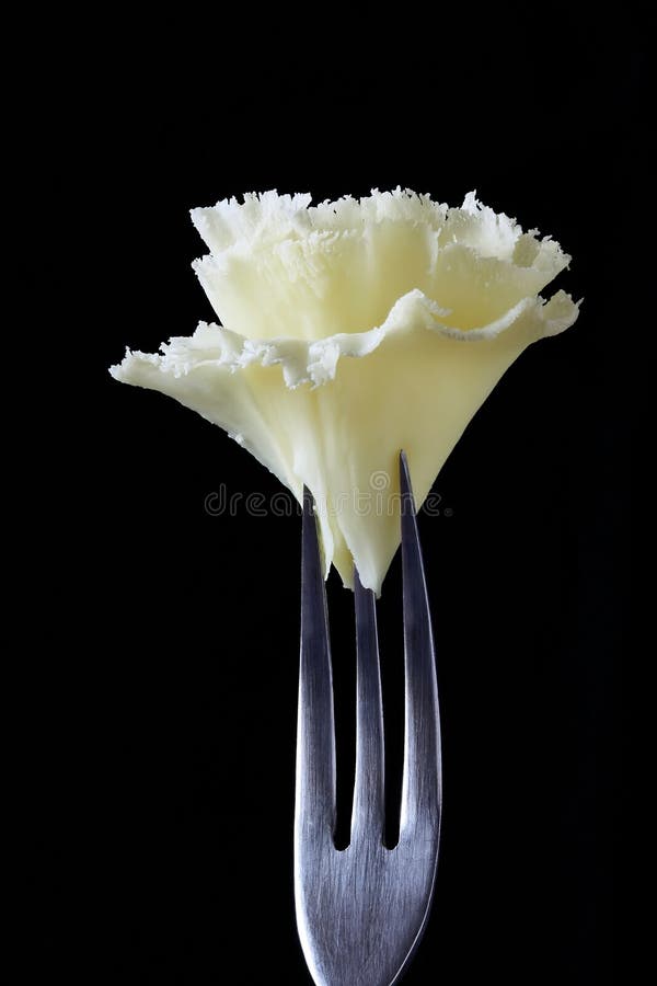 Rosette da especialidade Tete de Moine do queijo suíço