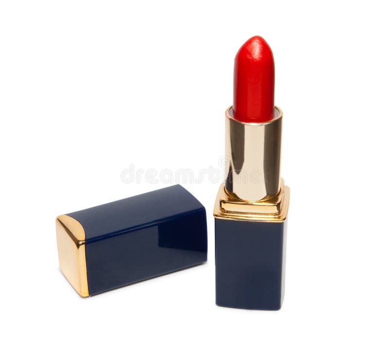 Rossetto rosso immagini stock Rossetto rosso immagini stock
