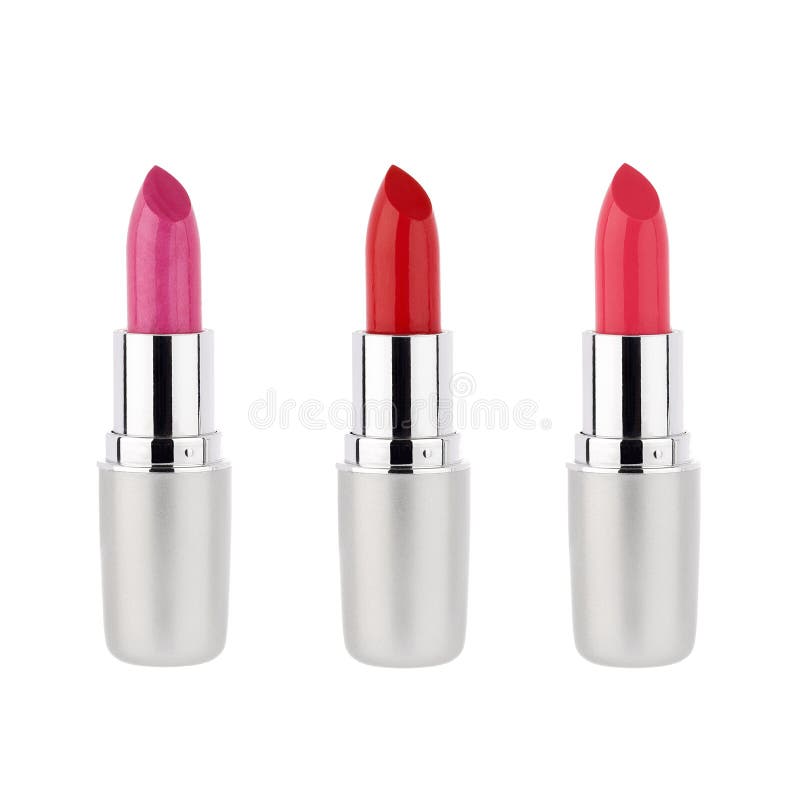 Rossetto rosso isolato fotografie stock Rossetto rosso isolato fotografie stock