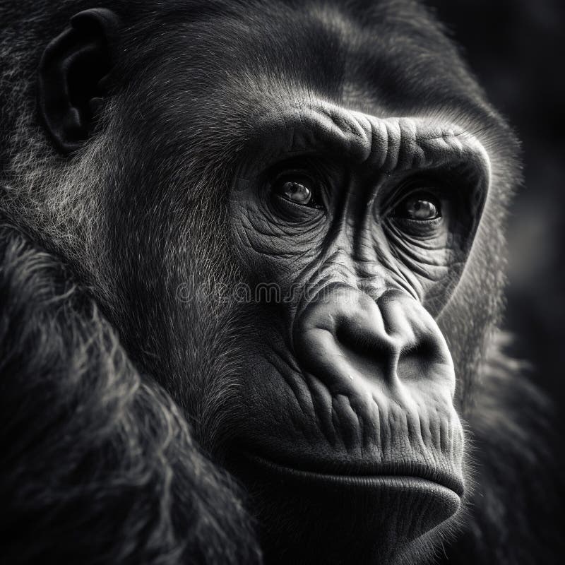 Vetores de Retrato De Gorila Feito Em Estilo De Desenho Animado Simples  Único Cabeça De Macaco Ícone Isolado Para O Seu Design e mais imagens de  Animal - iStock