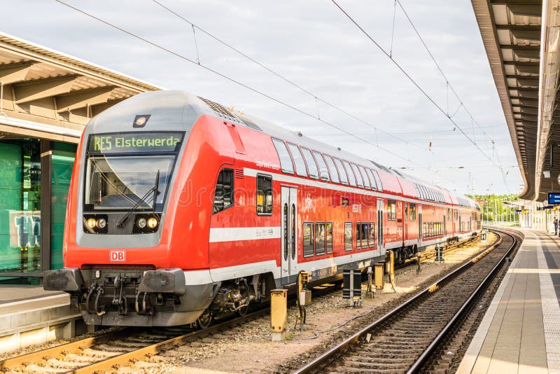 ROSTOCK MAY 29, 2016 Regional Train in Germany Editorial Photo