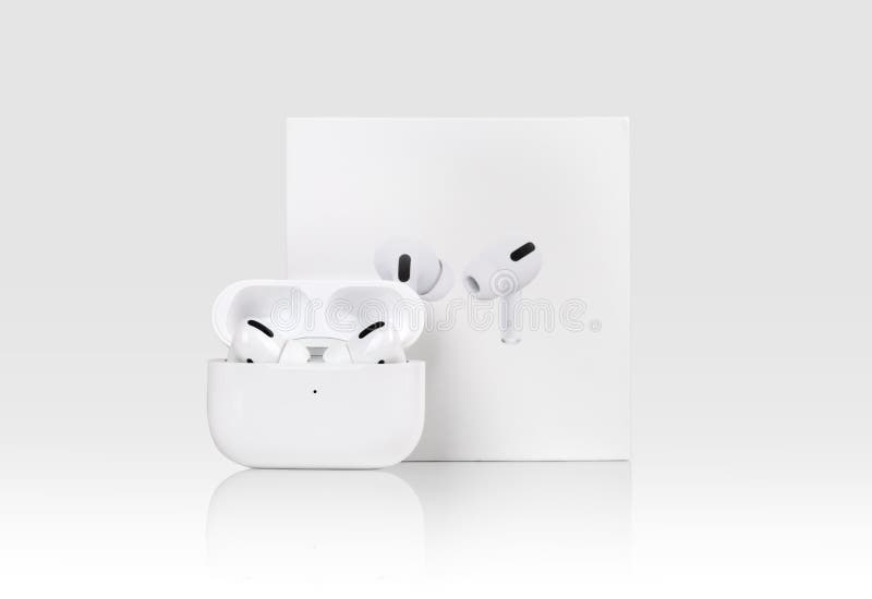 Download Apple AirPods Pro On A White Background. Editorial Photo ...