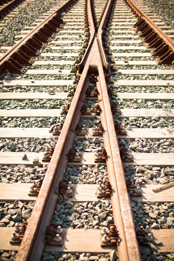 Rotaie del treno fotografia stock libera da diritti Rotaie del treno fotografia stock libera da diritti