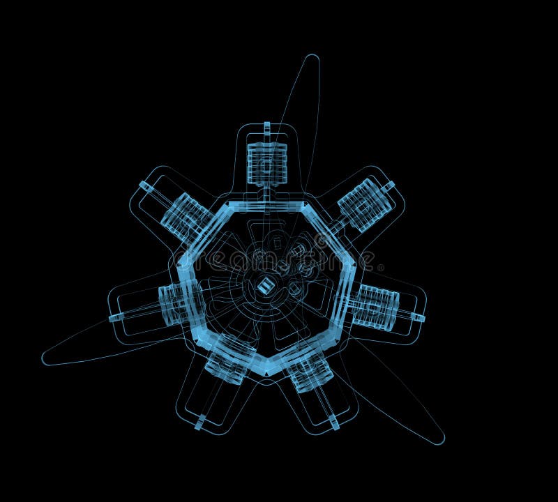 Rotary engine stock vector. Illustration of engine, machine 39633098