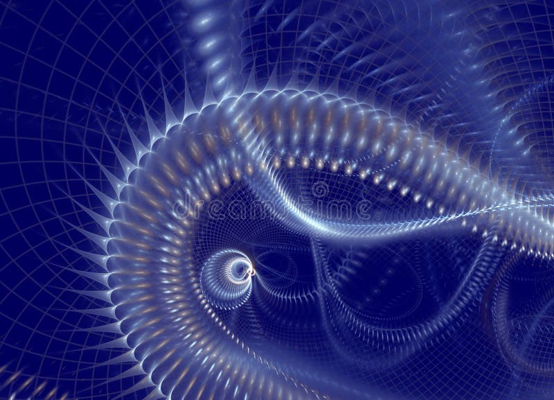 Rotation Abstraktes computererzeugtes Bild lizenzfreie stockbilder