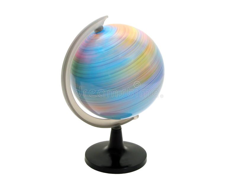 Rotation de globe de la terre photo stock Rotation de globe de la terre photo stock