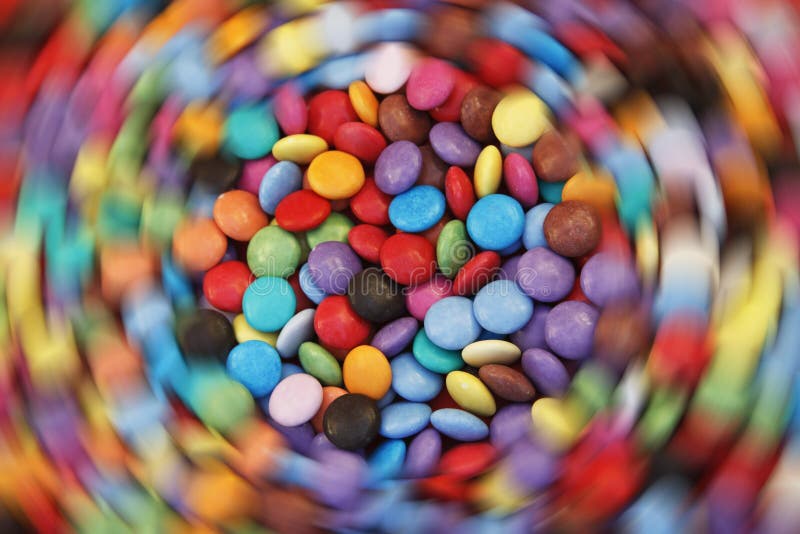 Bonbons Smarties confiseries image stock