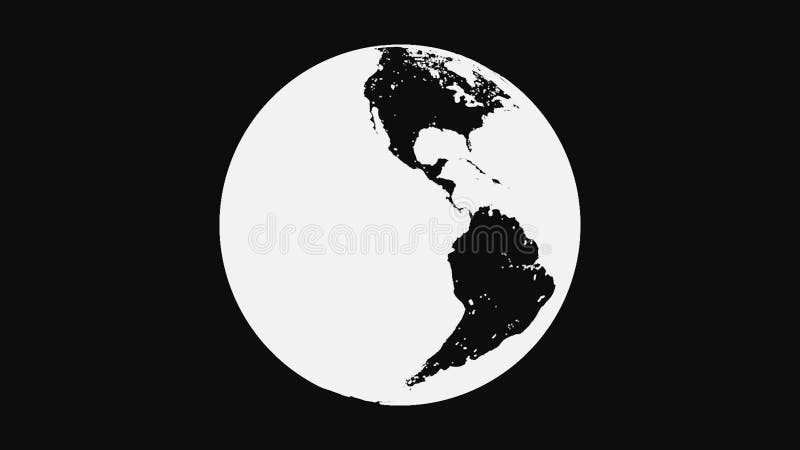 Rotation Noire Et Blanche De Planete De La Terre D Isolement Sur Le Fond Noir Resume Rotation Terrestre Monochrome De Globe Illustration Stock Illustration Du Abstrait Continent Rotation Noire Et Blanche De Planete De La Terre D Isolement Sur Le Fond Noir Resume Rotation Terrestre Monochrome De Globe Illustration Stock Illustration Du Abstrait Continent