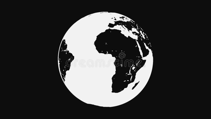 Rotation Noire Et Blanche De Planete De La Terre D Isolement Sur Le Fond Noir Resume Rotation Terrestre Monochrome De Globe Illustration Stock Illustration Du Isolement Imagination Rotation Noire Et Blanche De Planete De La Terre D Isolement Sur Le Fond Noir Resume Rotation Terrestre Monochrome De Globe Illustration Stock Illustration Du Isolement Imagination