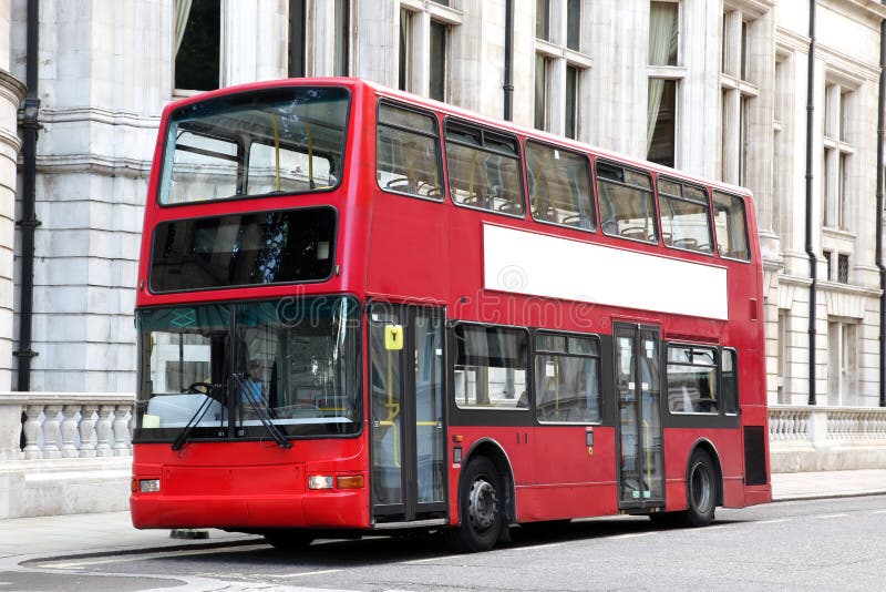 Rotbus des London-doppelten Deckers stockfotos Rotbus des London-doppelten Deckers stockfotos