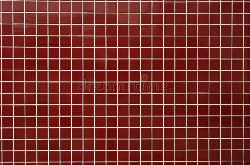 Rote Badfliesen stockbild. Bild von beschaffenheit, tiled - 2272581