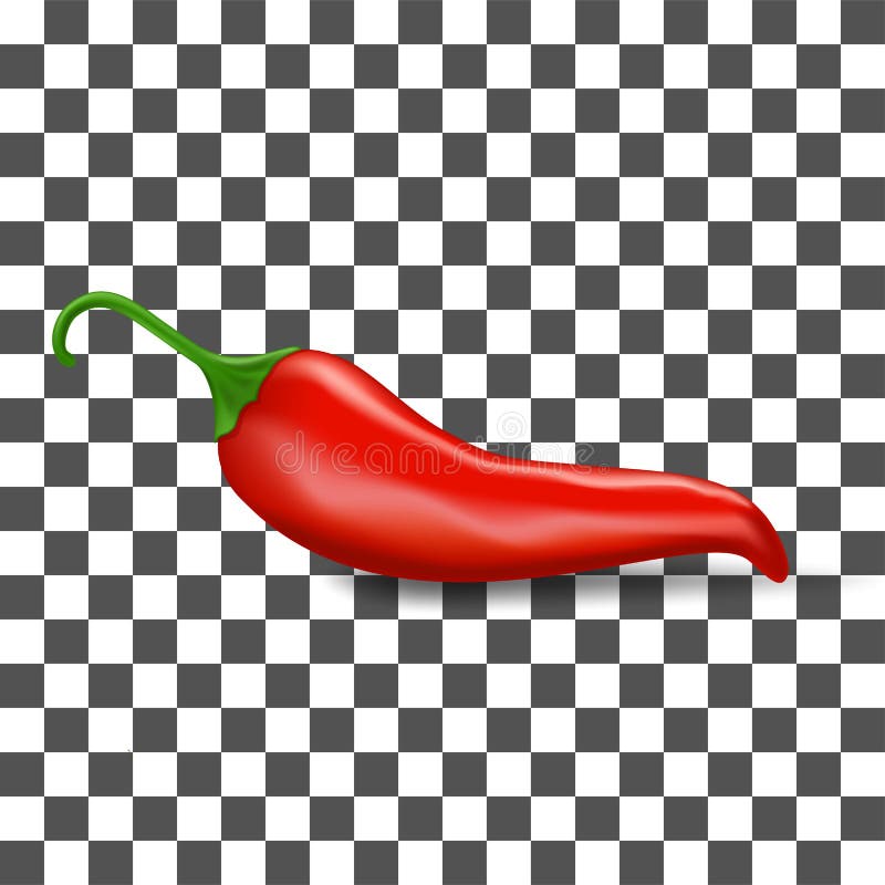Rote Chilis pfeffern die isolierte Symbol lizenzfreie abbildung