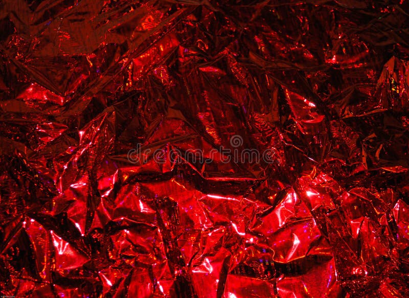 Rote Folie stockfoto. Bild von metallisch, reflexion - 13239286