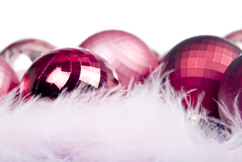 Rote Weihnachtsverzierung stockbild Rote Weihnachtsverzierung stockbild