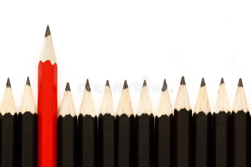 Roter Bleistift II stockfotografie Roter Bleistift II stockfotografie