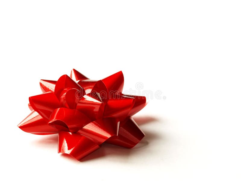Roter Geschenkbogen lizenzfreies stockbild Roter Geschenkbogen lizenzfreies stockbild