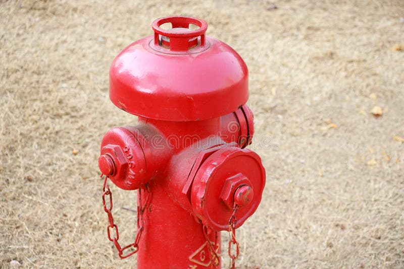Roter Hydrant stockfotografie