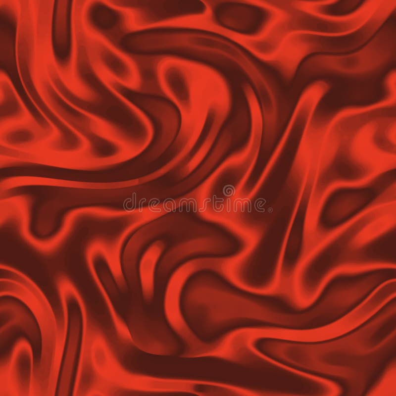 Roter nahtlosen Hintergrund. Seidenbeschaffenheit mit Falten und Falten in flüssiger Gewebe.