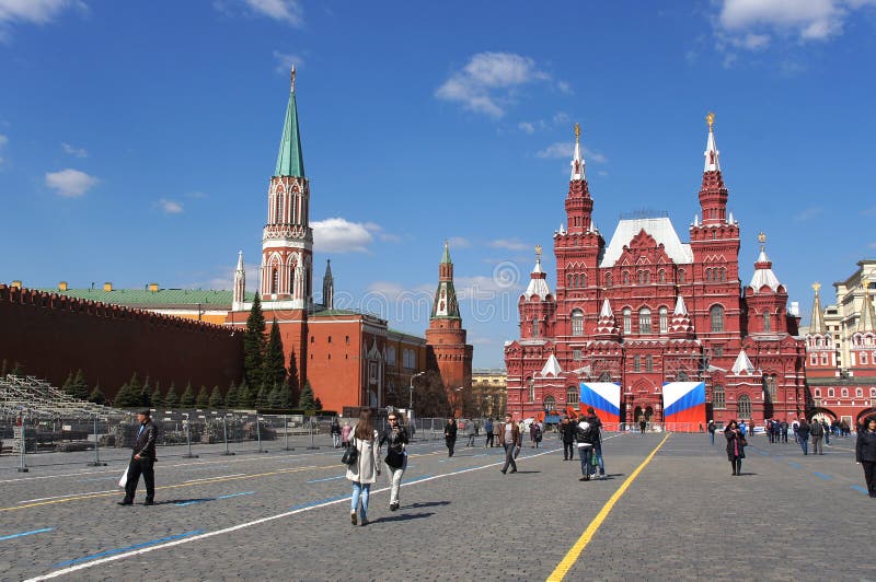 Roter Platz Und Der Kreml, Moskau, Russland Redaktionelles Stockbild