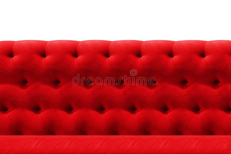 Roter Sofasamtkissennahaufnahme-Musterluxushintergrund auf Weiß stockfotografie Roter Sofasamtkissennahaufnahme-Musterluxushintergrund auf Weiß stockfotografie