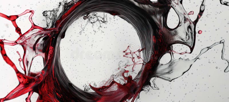 Roter Splint Wasser Hintergrund vektor abbildung