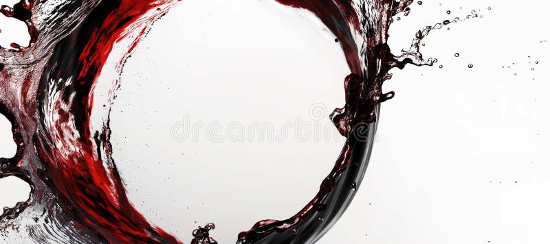 Roter Splint Wasser Hintergrund vektor abbildung