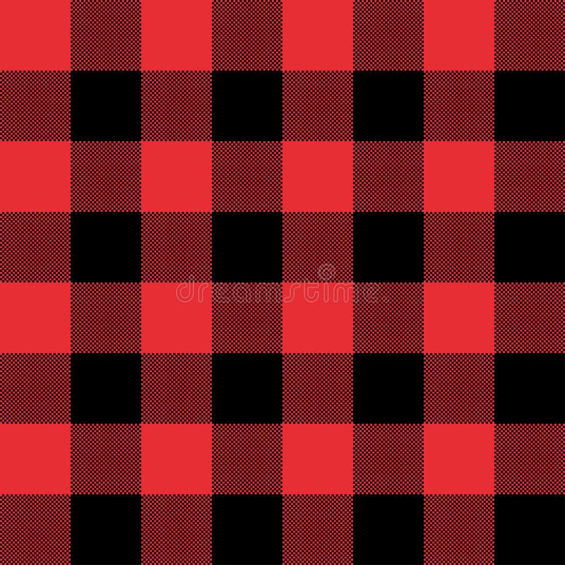 Red and Black Tartan plaid seamless abstract checkered pattern background for Christmas , Wedding, Birthday design cards/ Flat style vector illustration. Red and Black Tartan plaid seamless abstract checkered pattern background for Christmas , Wedding, Birthday design cards/ Flat style vector illustration.