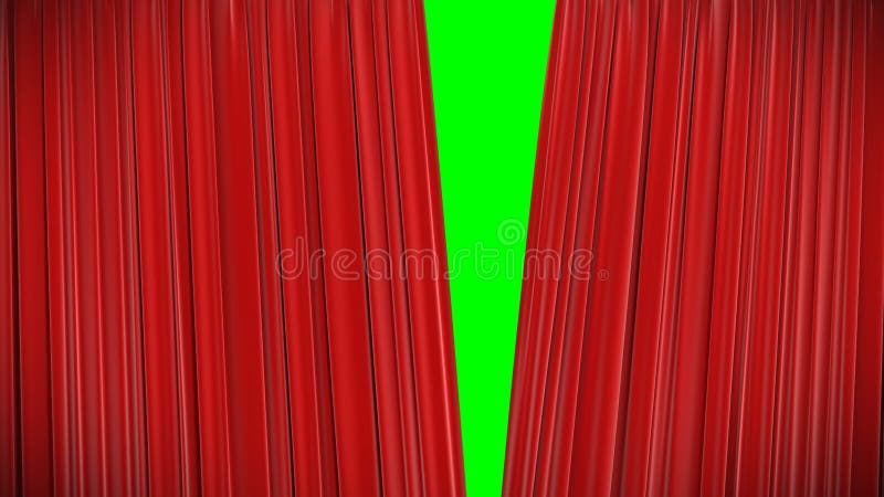 Roter Vorhang Offnung Und Schliessende Animation 3d Stock Video Video Von Fall Drapiert 61913891