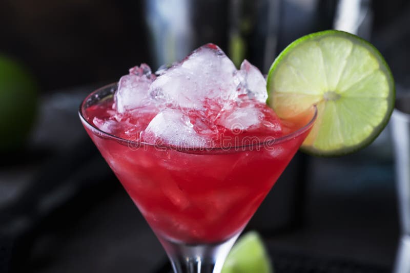 Margarita-Watermelon, Alkoholischer Cocktail Mit Silbertequila ...