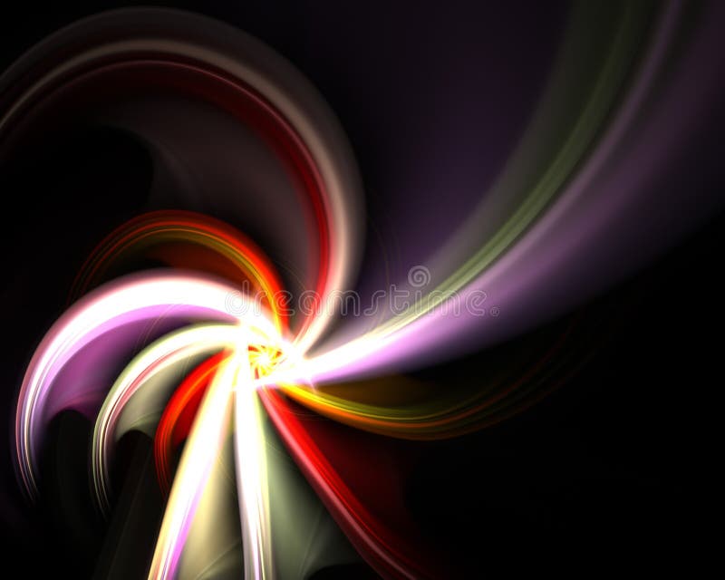 Roterende Fractal Spiraal vector illustratie Roterende Fractal Spiraal vector illustratie
