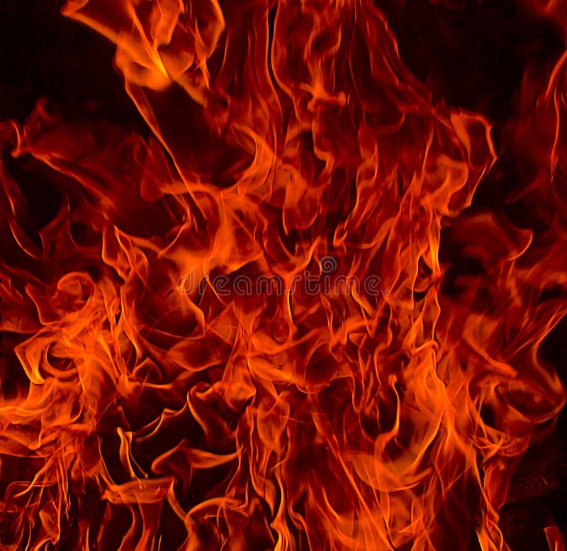 Rotes Feuer-Flammen der Hölle