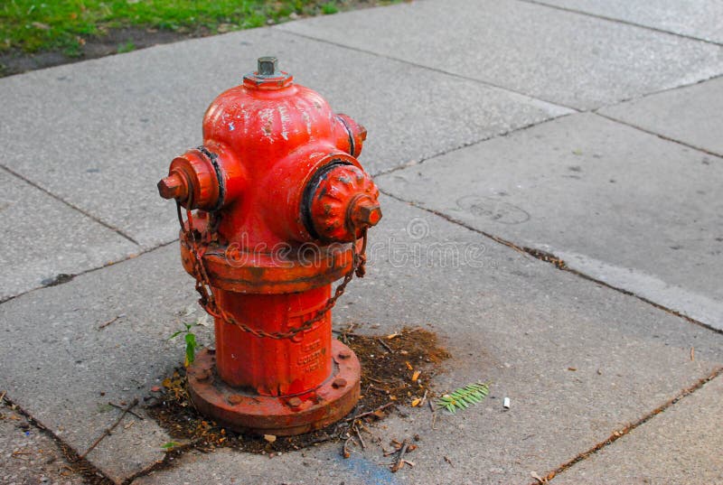 Rotes Feuer-Hydrant