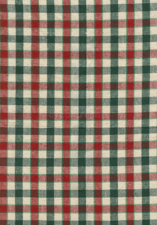 A high resolution scan of a red, green, and beige checkered fabric. A high resolution scan of a red, green, and beige checkered fabric.