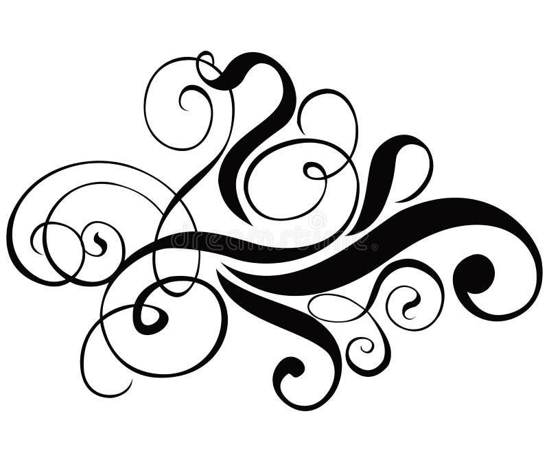 Rotolo, cartouche, decorazione, vettore illustrazione vettoriale Rotolo, cartouche, decorazione, vettore illustrazione vettoriale