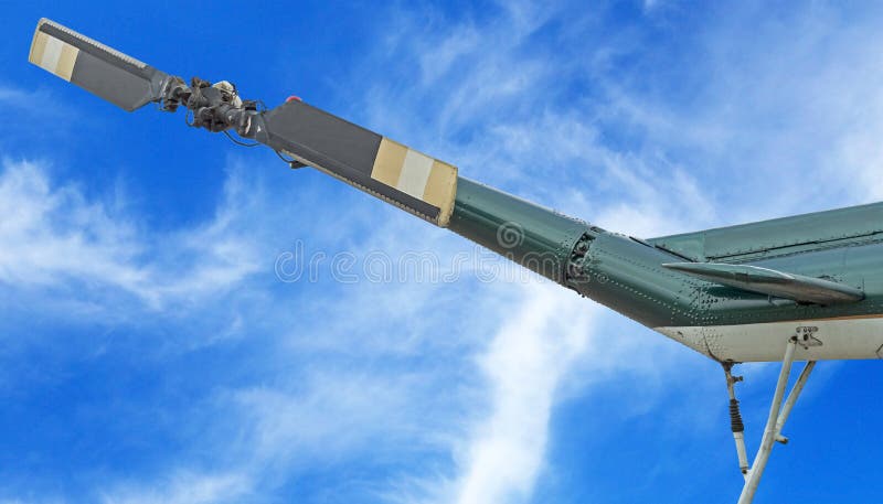 Rotore Di Coda Di Un Elicottero Di Salvataggio Immagine Stock - Foto 8