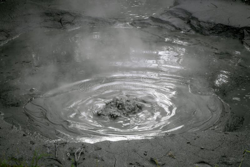 Rotorua kokande gyttjapöl, Nya Zeeland royaltyfri foto Rotorua kokande gyttjapöl, Nya Zeeland royaltyfri foto