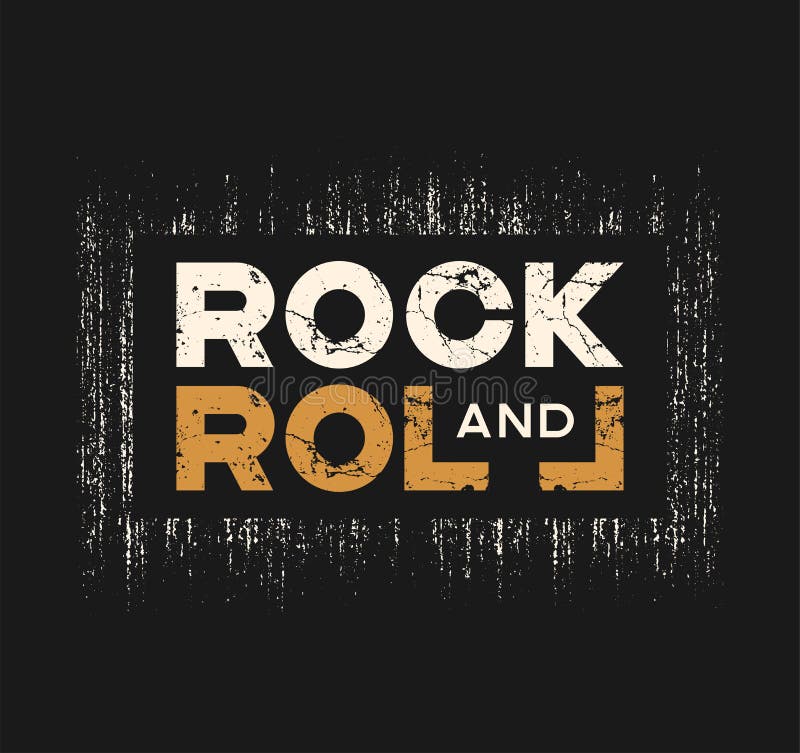 Rots - en - van de broodjest-shirt en kleding ontwerp met grungeeffect en vector illustratie Rots - en - van de broodjest-shirt en kleding ontwerp met grungeeffect en vector illustratie
