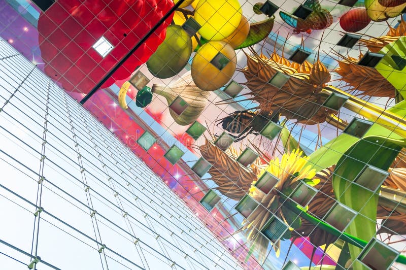 ROTTERDAM, NETHERLANDS - MAY 9, 2015: The new Market Hall