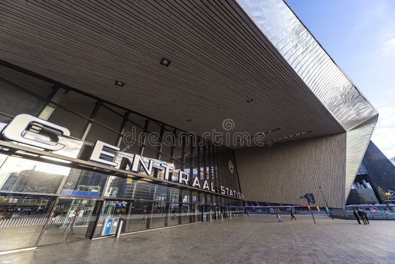 Rotterdan-Hauptbahnhof stockbild Rotterdan-Hauptbahnhof stockbild