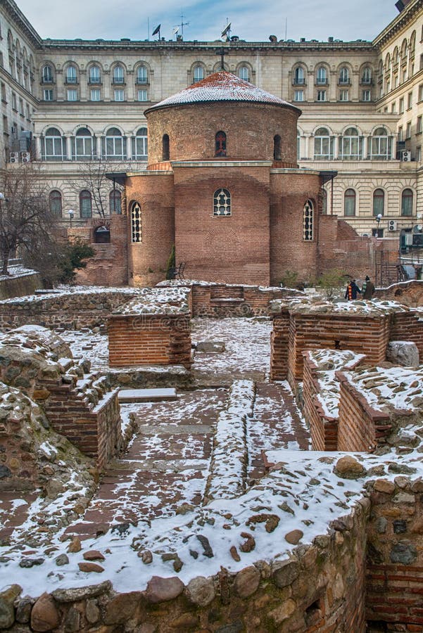 Rotunda di St George il Victoriousin Sofia immagini stock libere da diritti Rotunda di St George il Victoriousin Sofia immagini stock libere da diritti
