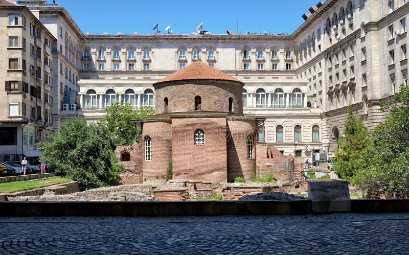 Rotunda o chiesa della st George In Sofia, Bulgaria immagini stock Rotunda o chiesa della st George In Sofia, Bulgaria immagini stock