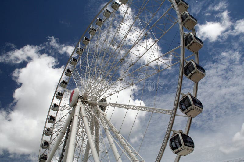 Roue de Brisbane photographie stock libre de droits Roue de Brisbane photographie stock libre de droits