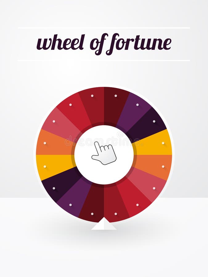 Roue de la fortune vide illustration de vecteur Roue de la fortune vide illustration de vecteur
