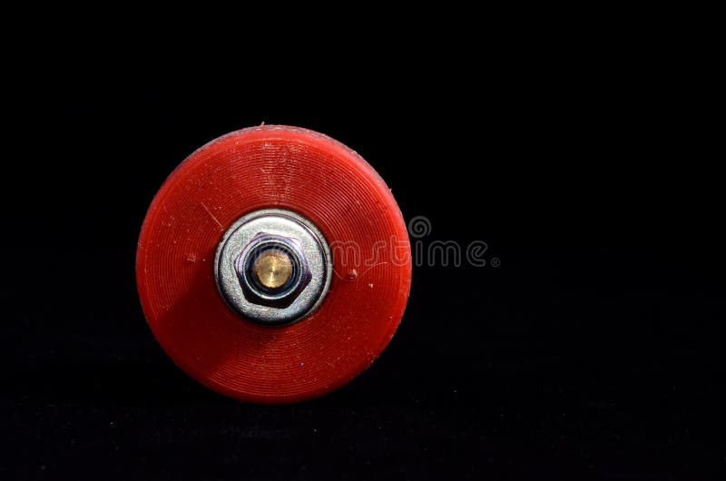 Roue de patin consommée vieux par vintage photographie stock libre de droits Roue de patin consommée vieux par vintage photographie stock libre de droits