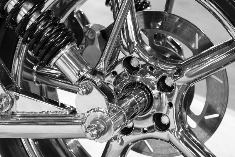 Roue faite sur commande de moto photos stock Roue faite sur commande de moto photos stock